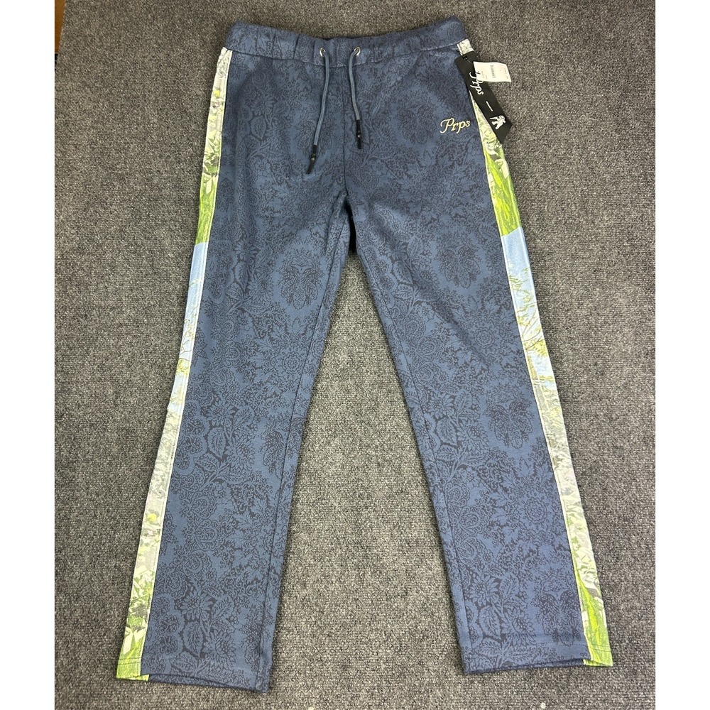 PRPS Bandana Pattern Sun Valley Side Stripes‎ Jogger Pants Mens Size Large NWT